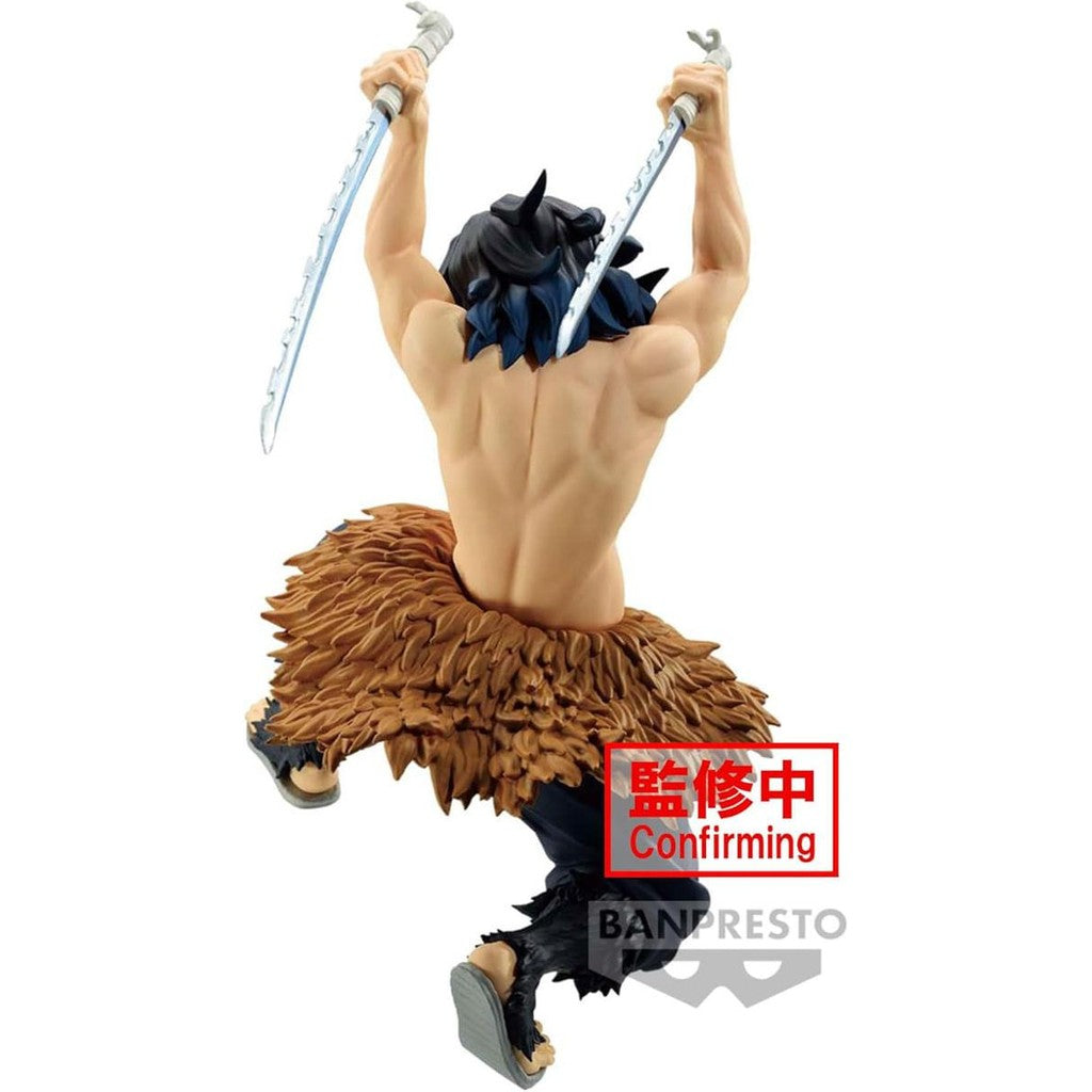 Estátua Inosuke Hashibira - Demon Slayer - Vibration Stars - Banpresto - Bandai