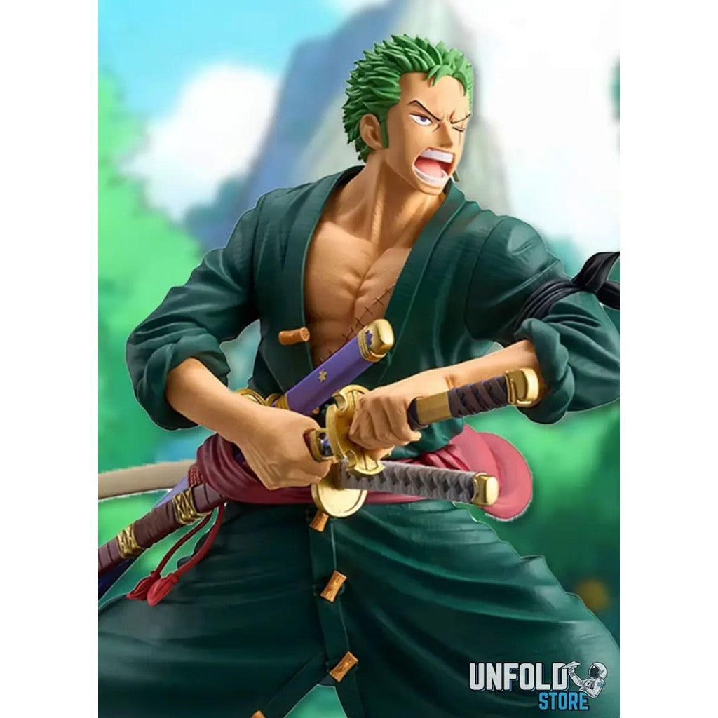 Estátua Roronoa Zoro - One Piece - Grandista - Banpresto - Bandai