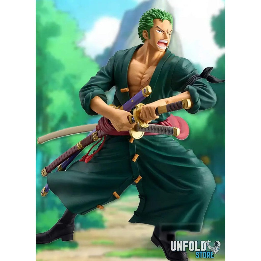Estátua Roronoa Zoro - One Piece - Grandista - Banpresto - Bandai