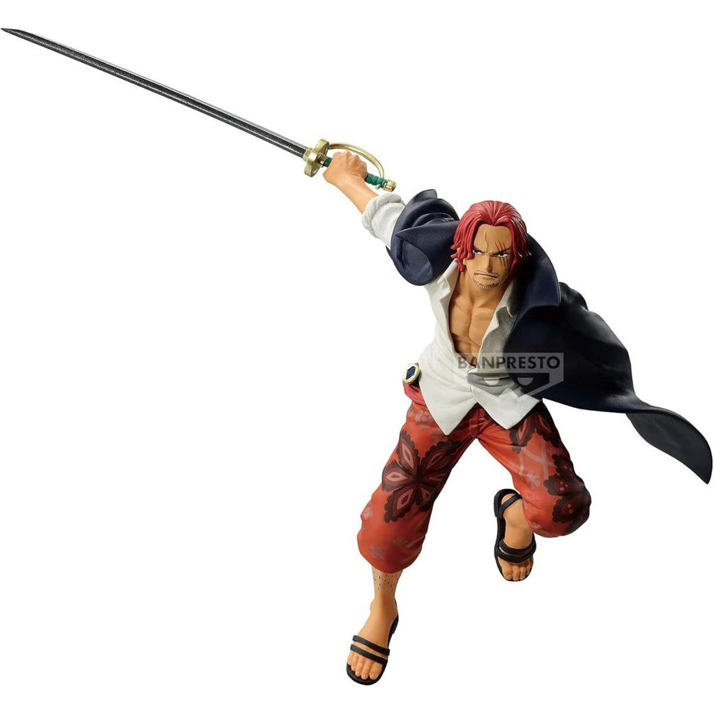 Estátua Shanks - One Piece - Battle Record Collection - Banpresto - Bandai