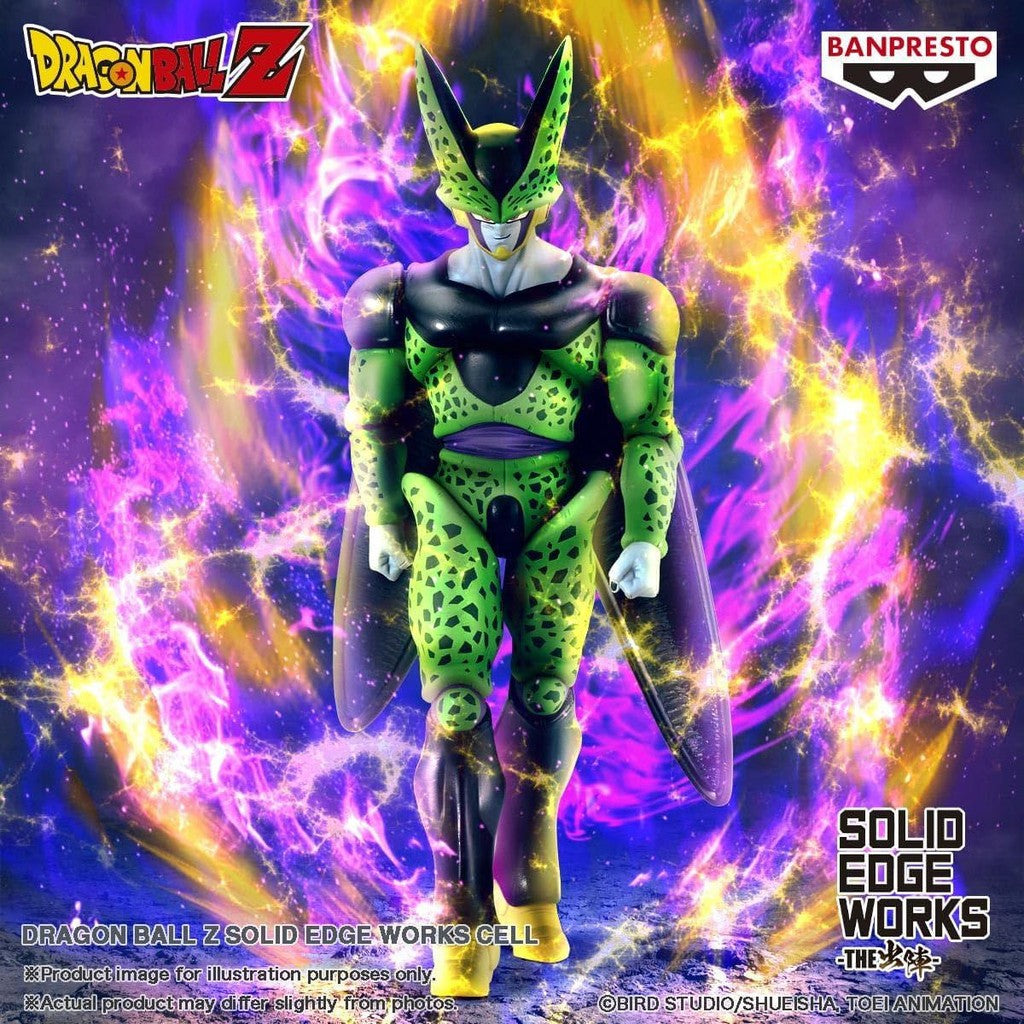 Estátua Cell - Dragon Ball Z - Solid Edge Works - Banpresto - Bandai