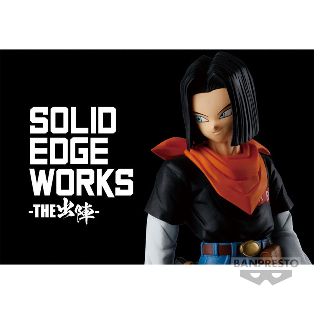 Estátua Android 17 - Dragon Ball Z - Solid Edge Works - Banpresto - Bandai