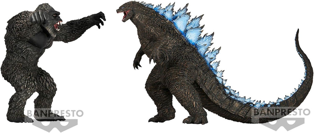 Estátua Godzilla - GodzillaxKong The New Empire - Monsters Roar Attack - Banpresto - Bandai
