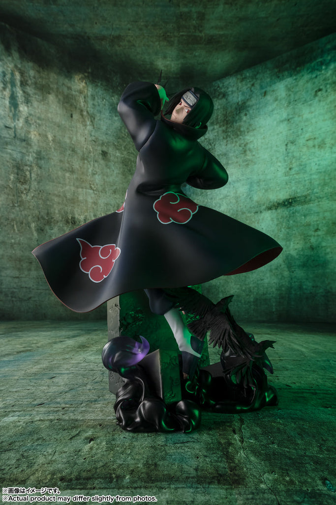 Estátua Itachi Uchiha The Light and Dark of The Mangekyo Sharingan - Naruto Shippuden - Figuarts Zero - Bandai