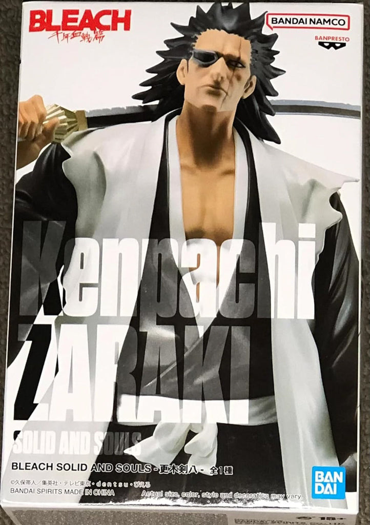 Estátua Kenpachi Zaraki - Bleach - Solid and Souls - BANPRESTO - BANDAI