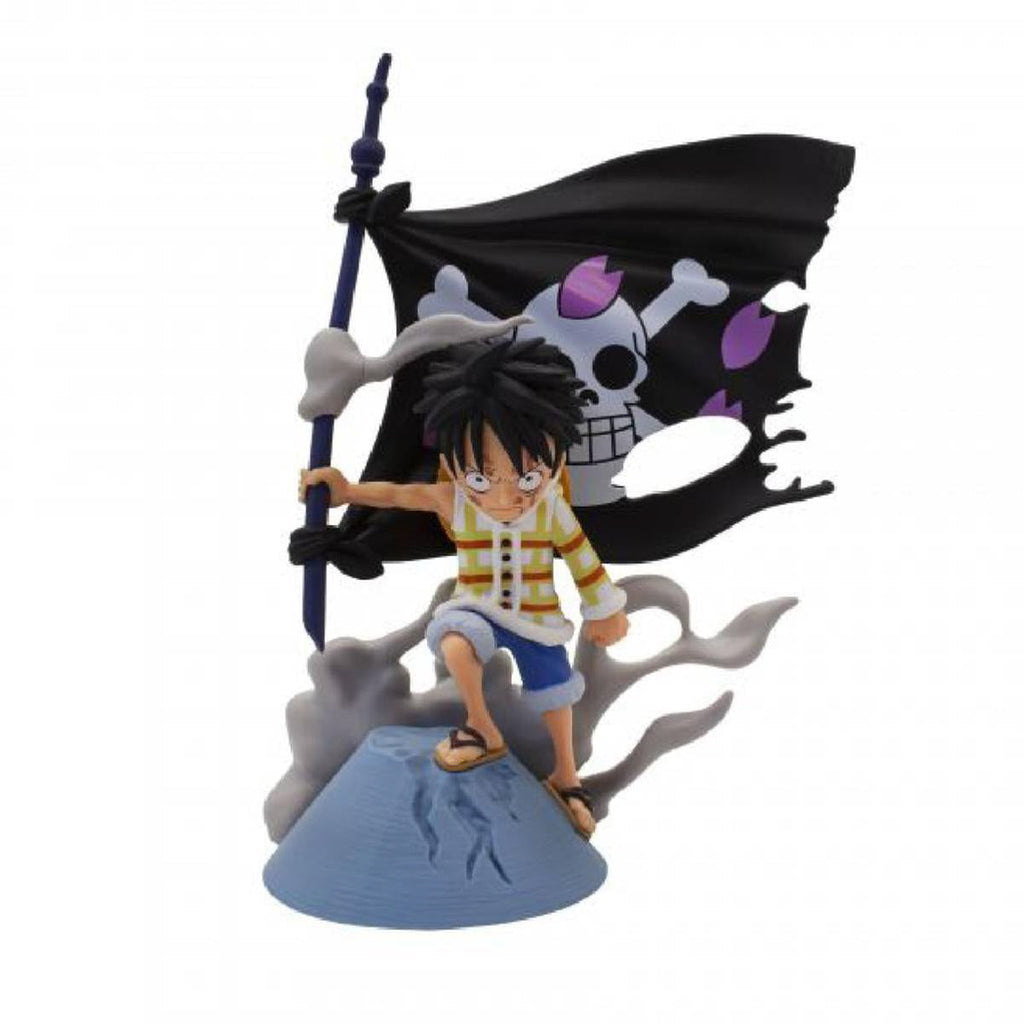 Estátua Monkey D. Luffy - One Piece - WCF Log Stories - Banpresto - Bandai