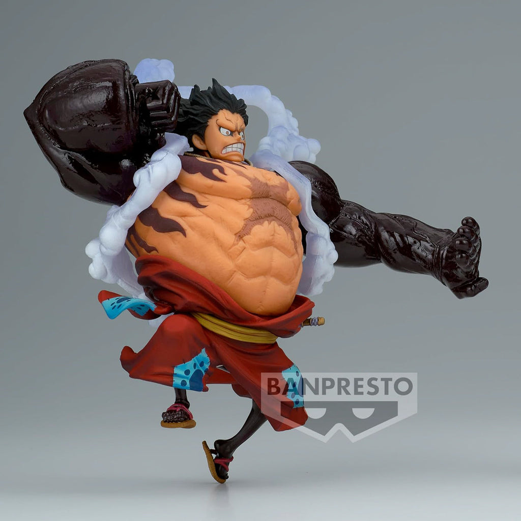 Estátua Monkey D. Luffy Gear 4 Ver A - One Piece - King of Artist - Banpresto - Bandai