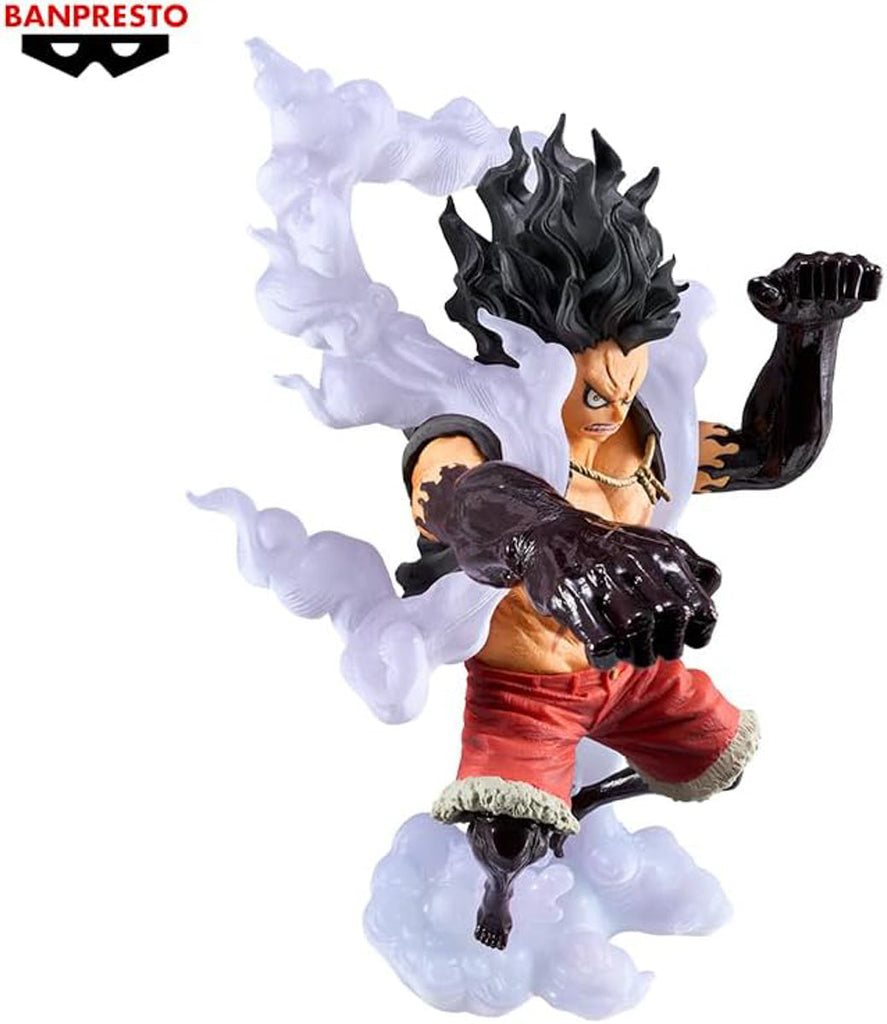 Estátua Monkey D. Luffy Gear 4 Ver B - One Piece - King of Artist - Banpresto - Bandai