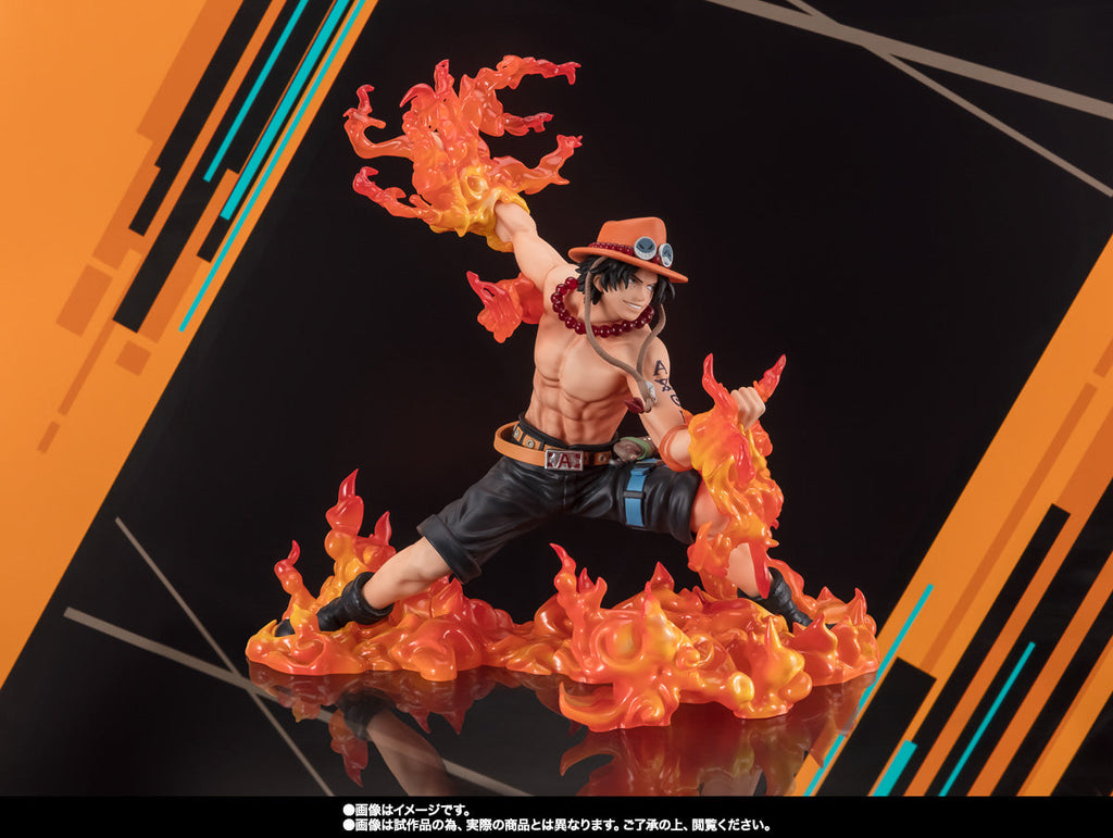 Estátua Portgas D Ace Bounty Rush 5th Anniversary - One Piece - Figuarts Zero - Bandai