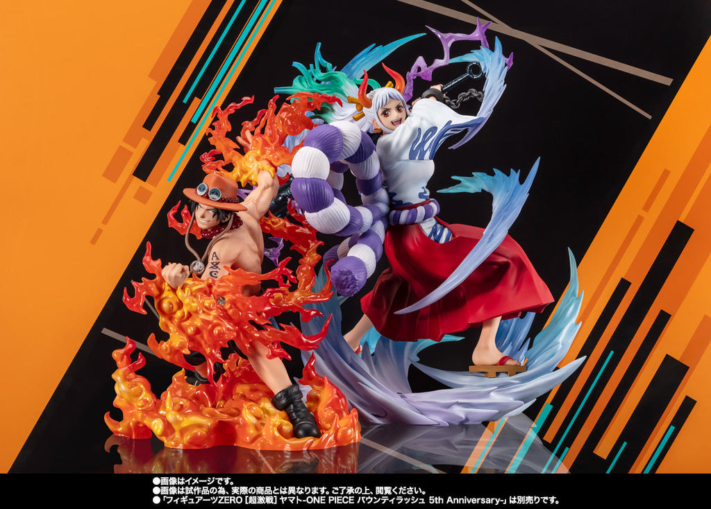 Estátua Portgas D Ace Bounty Rush 5th Anniversary - One Piece - Figuarts Zero - Bandai