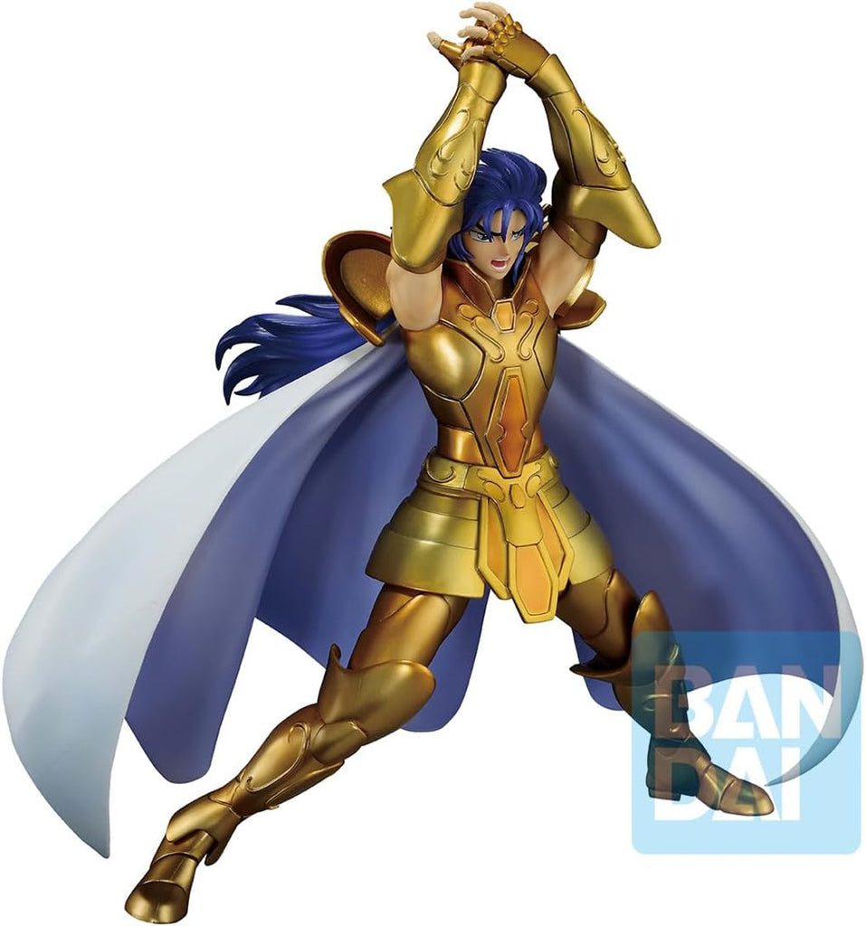 Estátua Saga de Gêmeos Gold Saints Arc - Os Cavaleiros do Zodíaco - Ichibansho - Banpresto - Bandai