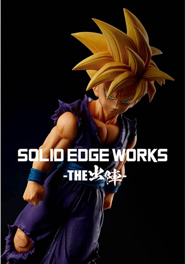 Estátua Son Gohan Super Saiyan Vol 5 - Dragon Ball Z - Solid Edge Works - BANPRESTO - BANDAI