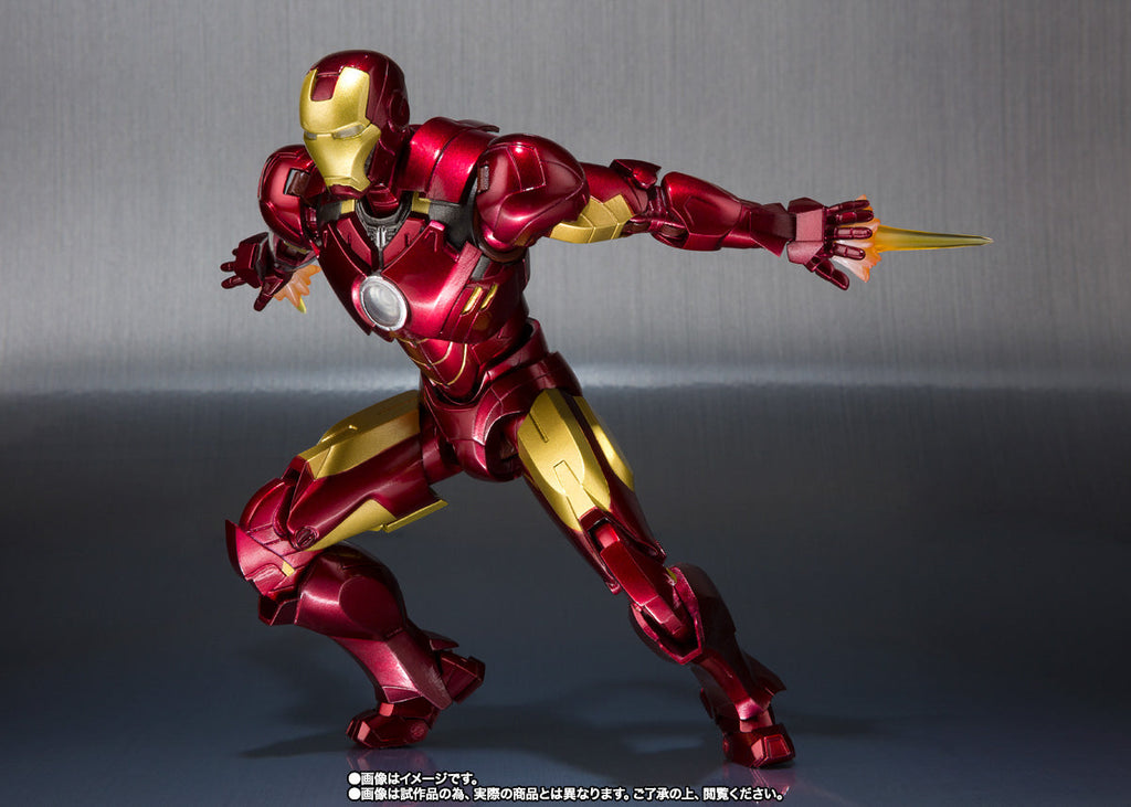 Figura Homem de Ferro MK4 15TH Anniversary Ver - Marvel - S.H.Figuarts - Bandai