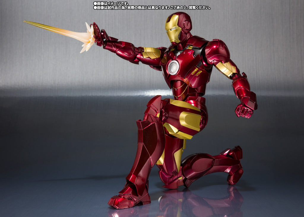 Figura Homem de Ferro MK4 15TH Anniversary Ver - Marvel - S.H.Figuarts - Bandai