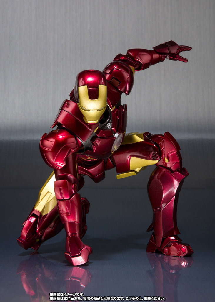 Figura Homem de Ferro MK4 15TH Anniversary Ver - Marvel - S.H.Figuarts - Bandai