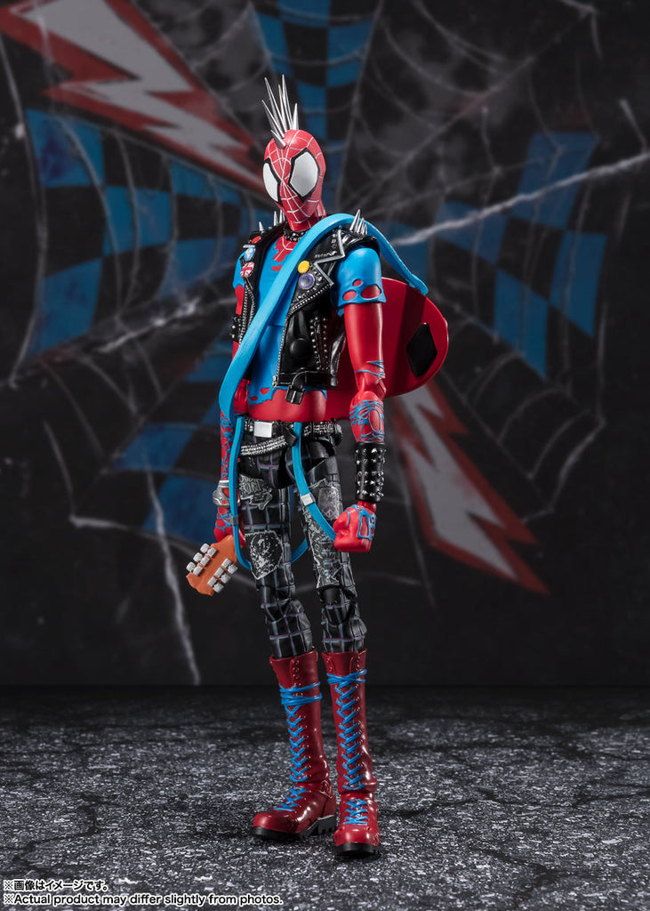 Figura Spider-Punk - Spider-man Across The Spider-Verse - S.H.Figuarts - Bandai