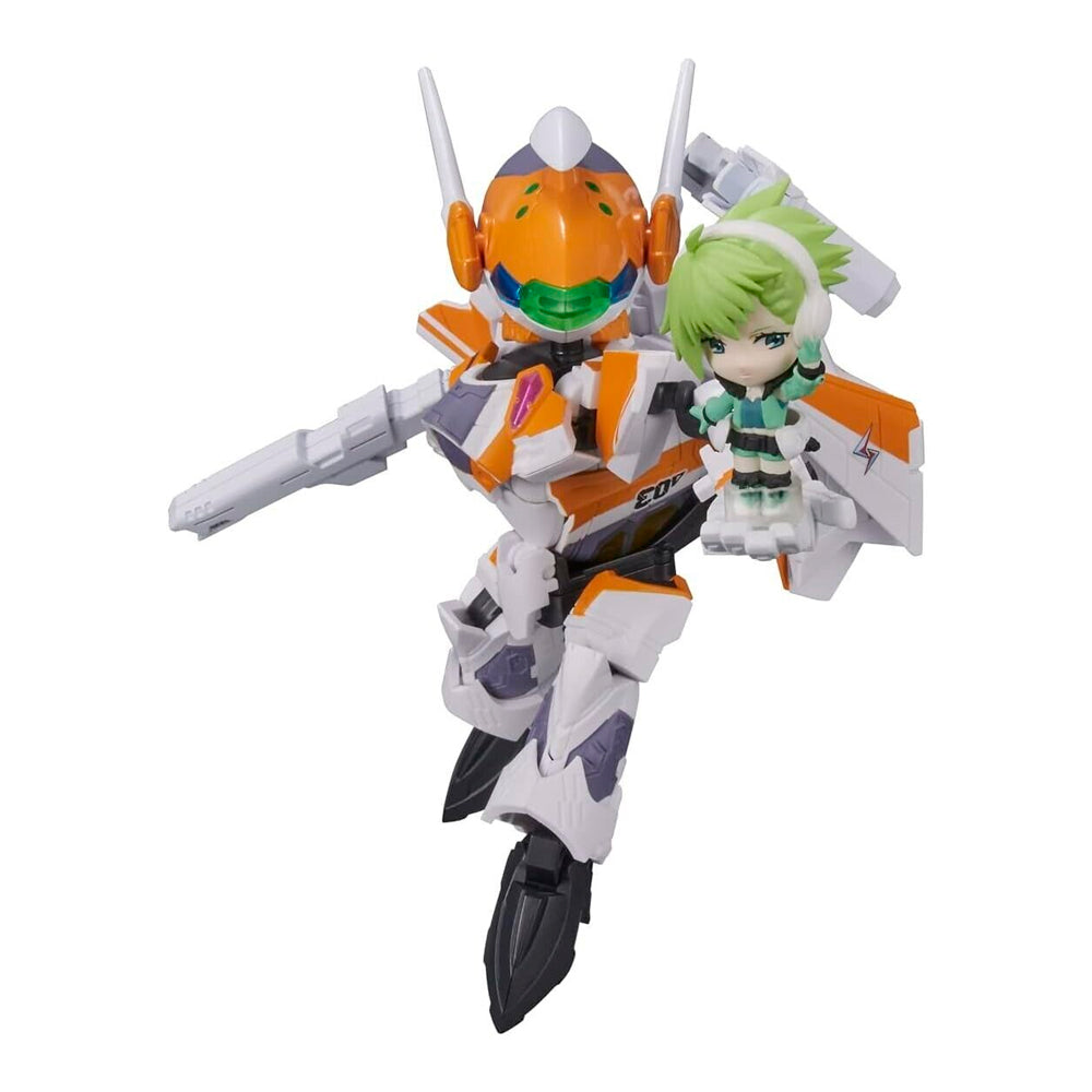 Figura VF-31E Siegfriend Chuck Mustang Use With Reina Prowler - Macross F. - Tiny Session - Bandai