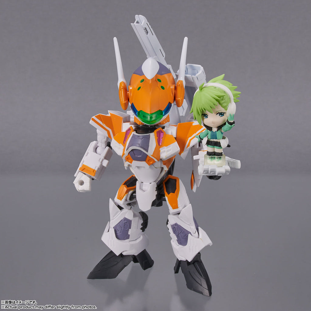 Figura VF-31E Siegfriend Chuck Mustang Use With Reina Prowler - Macross F. - Tiny Session - Bandai