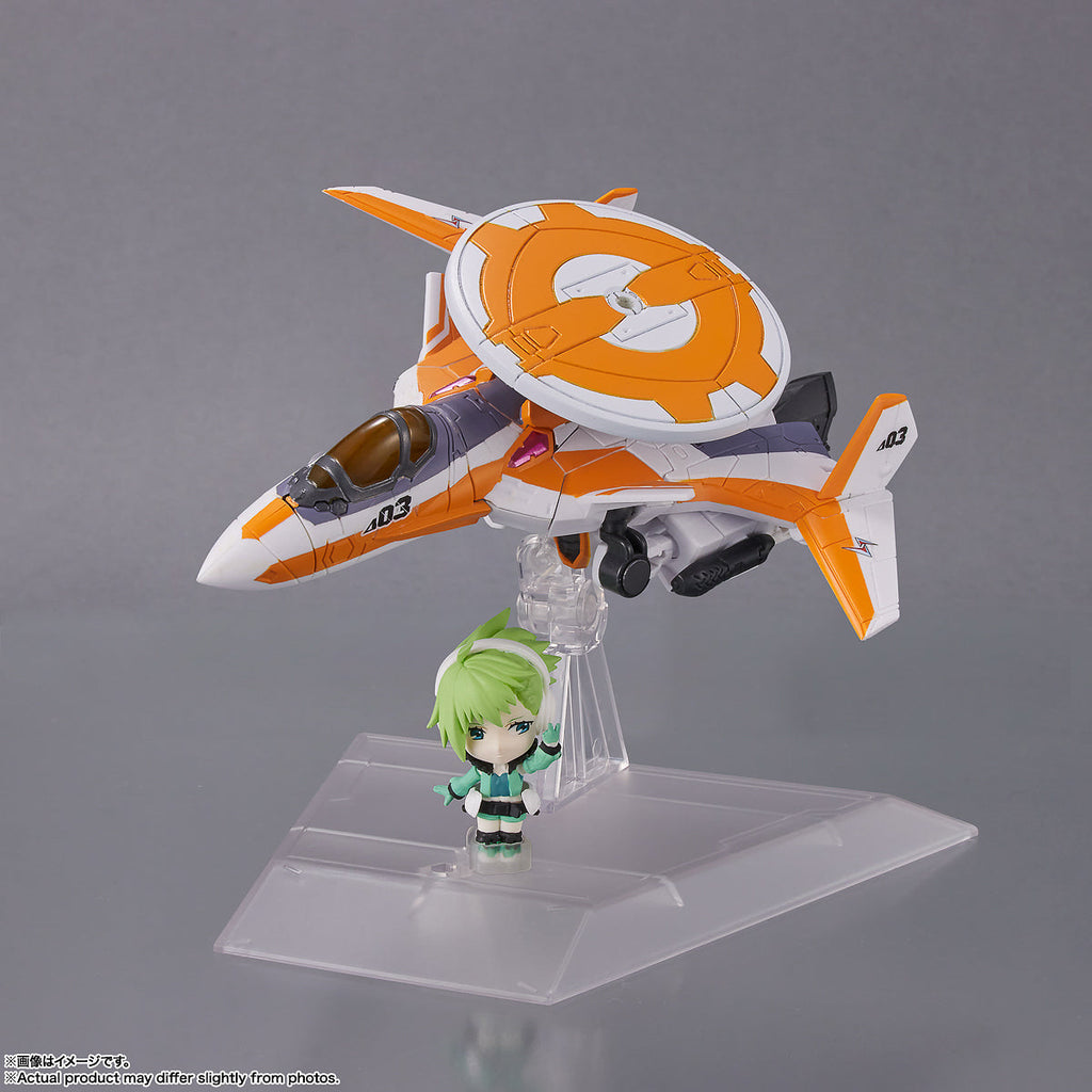 Figura VF-31E Siegfriend Chuck Mustang Use With Reina Prowler - Macross F. - Tiny Session - Bandai