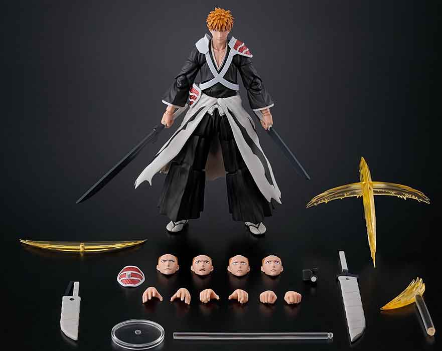 Figura Ichigo Kurosaki Dual Zangetsu - Bleach - S.H.Figuarts - Bandai