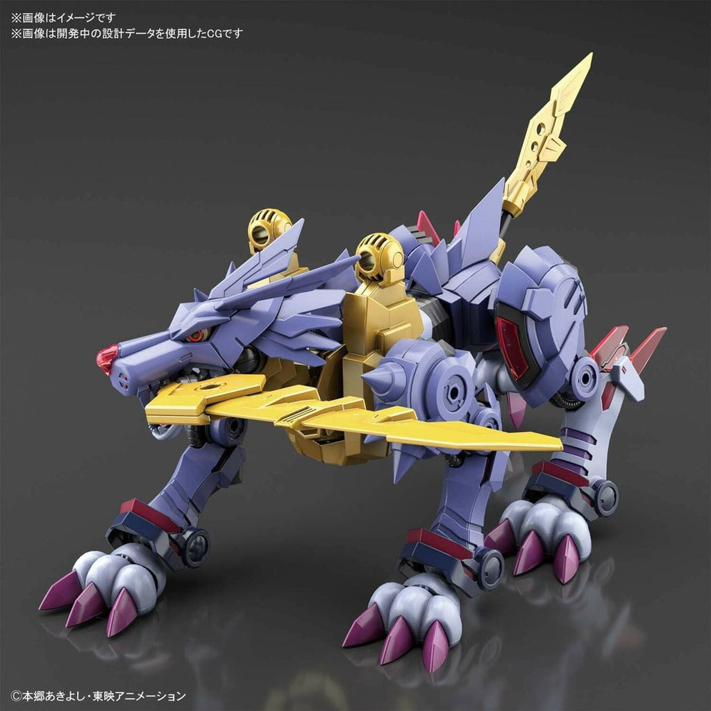 Figura Model Kit Metal Garurumon - Rise Standard Amplified - Digimon - Bandai