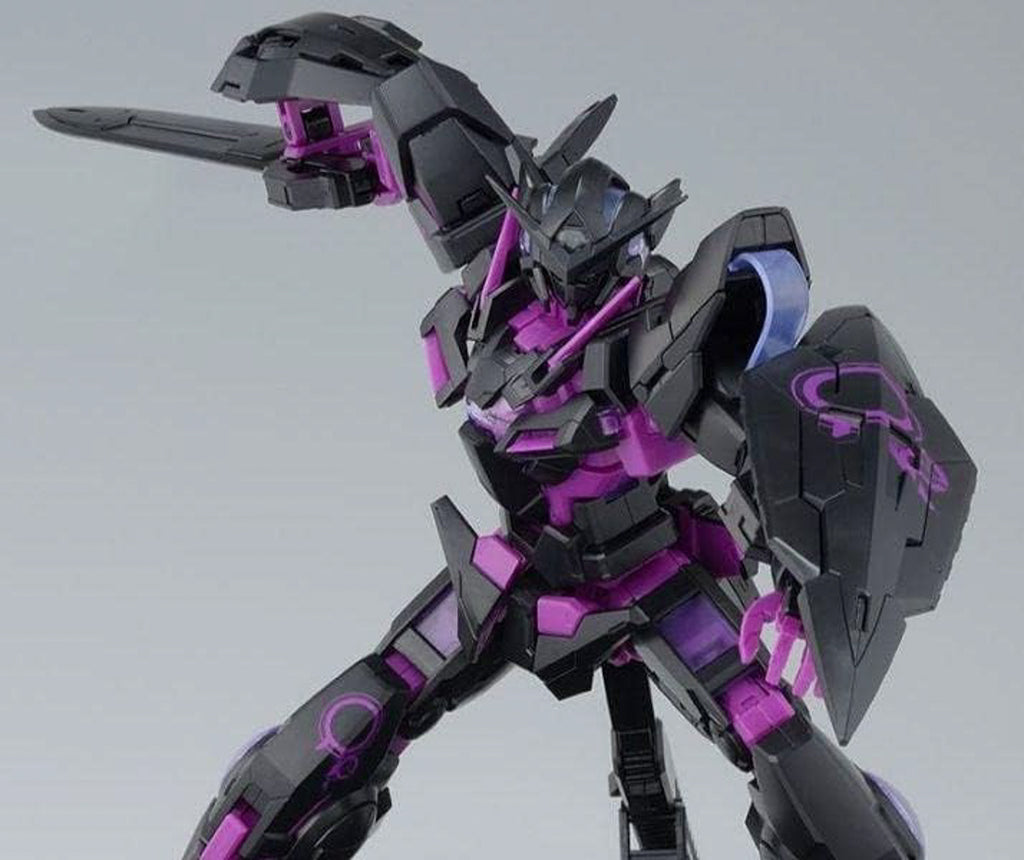 Figura Model Kit Gundam Exia (Recirculation Color Neon Purple) - Gundam - MG 1/100 - Bandai