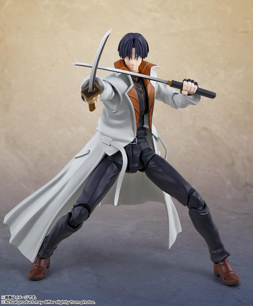 Figura Aoshi Shinomori - Rurouni Kenshin - S.H.Figuarts - Bandai