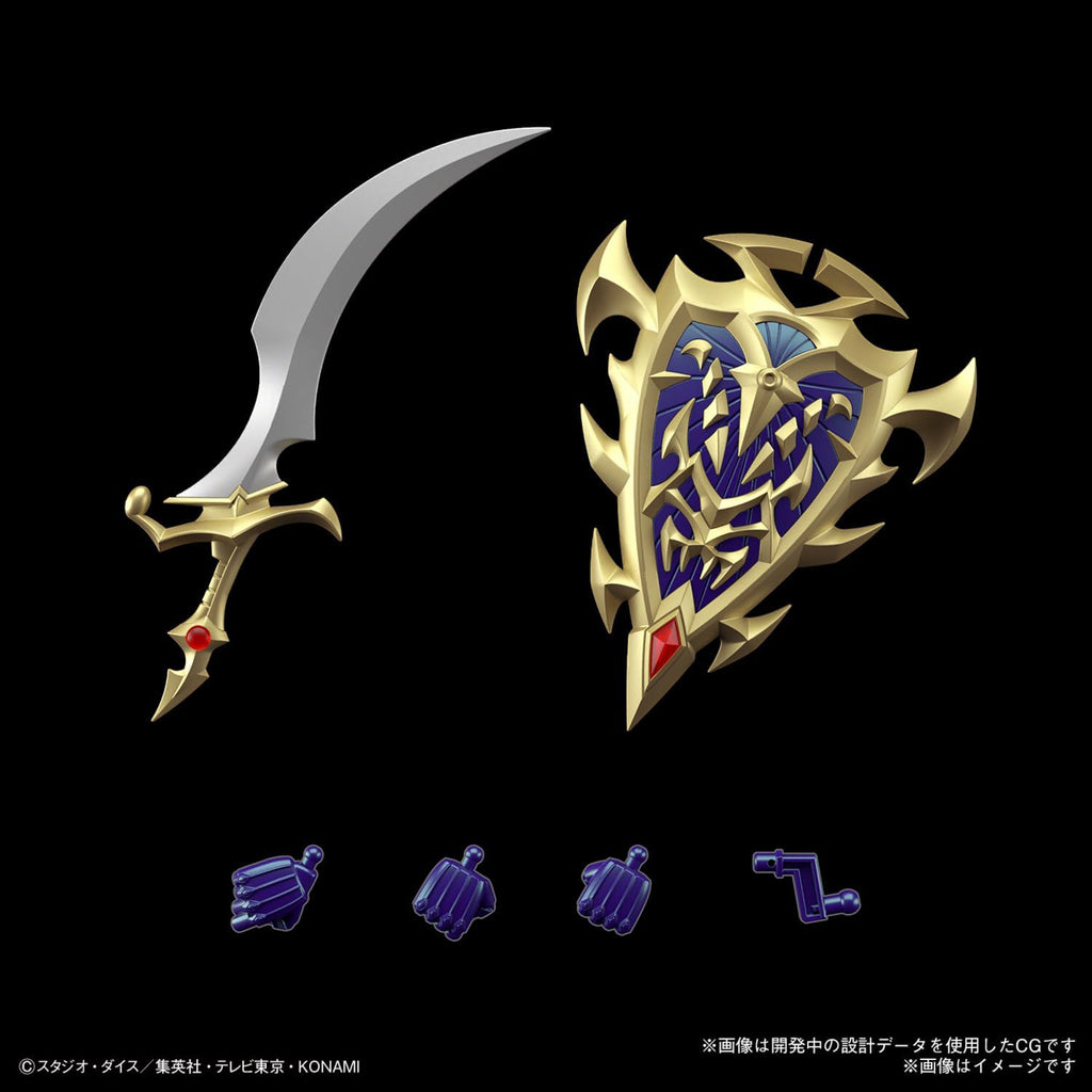 Figura Black Luster Soldier - Yu Gi Oh - Rise Standard Amplified - Bandai