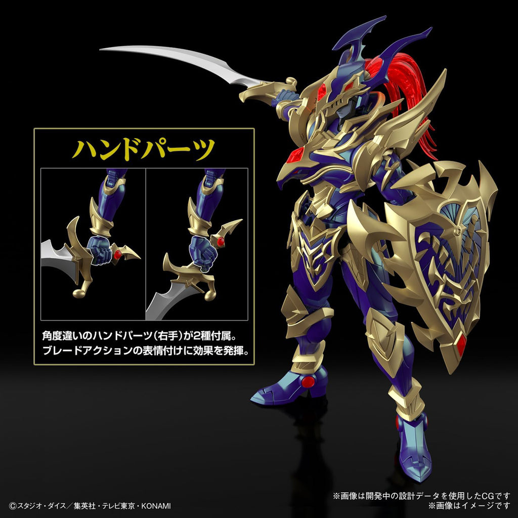 Figura Black Luster Soldier - Yu Gi Oh - Rise Standard Amplified - Bandai