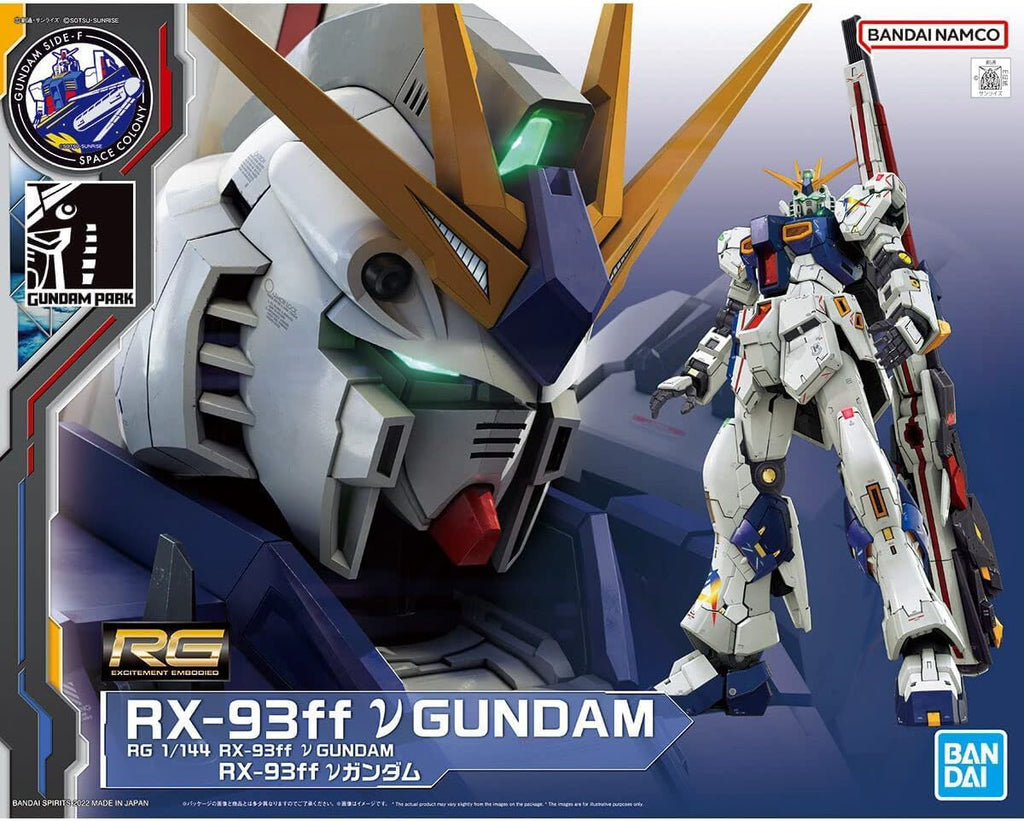 Figura Model Kit RX-93FF V Gundam - Gundam - RG 1/144 - Bandai