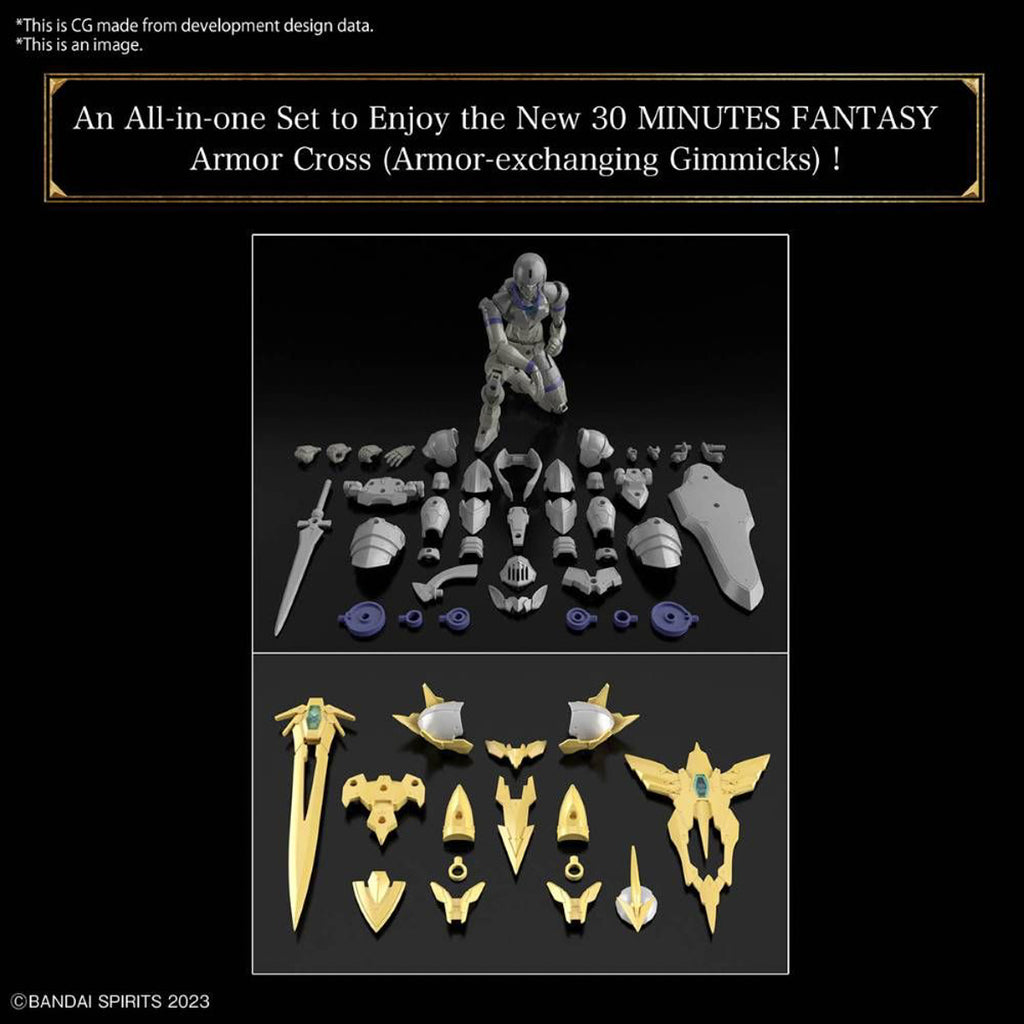 Figura Model Kit Liber Holy Knight - 30 Minutes Fantasy - Bandai