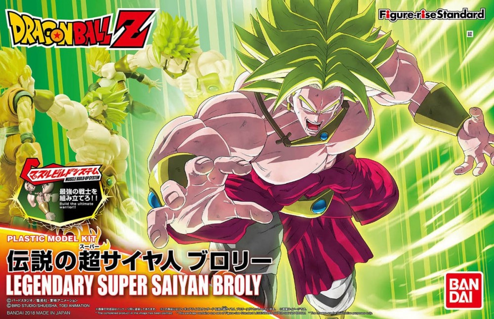 Figura Legendary Super Saiyan Broly (PKG Renewal) – Dragon Ball Z – Figure-rise Standard – Bandai