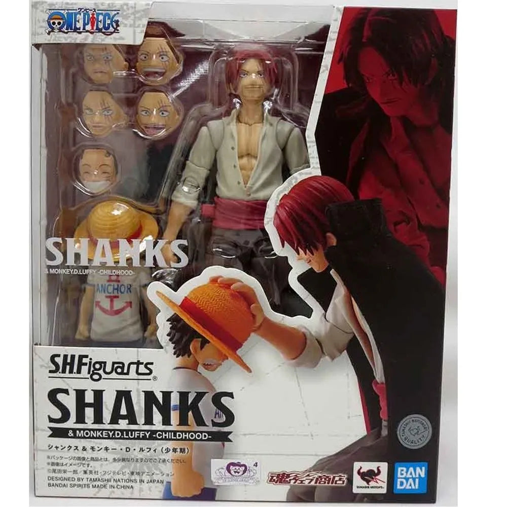 Figura Shanks & Monkey·D·Luffy - Kid Era - One Piece - S.H.Figuarts - Bandai